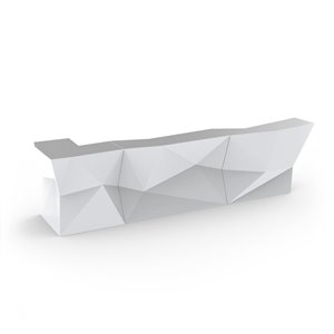 Barra esquina Faz Hecha en Resina con Doble Pared y Luz Led Interior