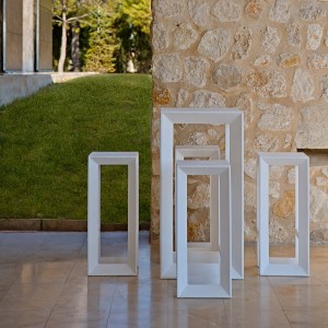 Taburete Frame en Mate Resistente al Sol con Doble Pared | De Vondom