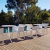 Mesa Mari-Sol pie Ø62 de Vondom. Muebles y complementos de exterior.