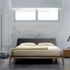 Cama Bel Bed de Treku. Cama moderna con cabezal tapizado. Camas matrimoniales.
