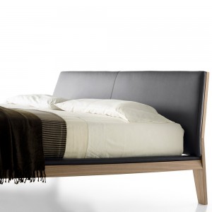 Cama Bel Bed de Treku. Cama moderna con cabezal tapizado. Camas matrimoniales.