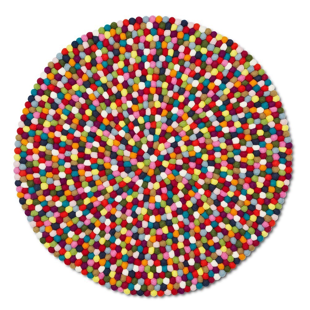 Alfombra Pinocchio de lana tejida a mano de Hay. Complementos originales.