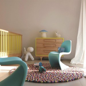 Alfombra Pinocchio de lana tejida a mano de Hay. Complementos originales.