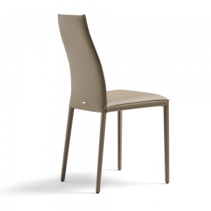 Silla Kay de Cattelan Italia. Silla de comedor tapizada. Sillas modernas.