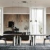 Mesa Skyline Wood de Cattelan Italia. Mesa de madera. Mesas modernas.