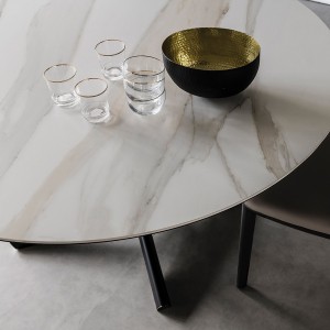 Mesa Planer Round Keramik de Cattelan Italia. Mesa de cerámica modernas.