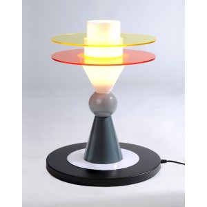 Lámpara Bay de Memphis. Lámpara diseño Ettore Sottsass.