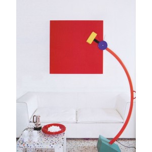 Lámpara pie Treetops de Memphis. Lámpara diseño de Ettore Sottsass.