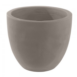 Macetero para plantas de Vondom color gris modelo cuenco