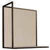 Estante Helia de Sovet. Estante de pared espejado de diseño. Estantes modernos.