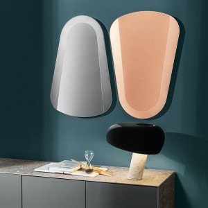 Espejo Clessidra de Sovet. Espejo de pared de diseño. Espejo moderno para salón.