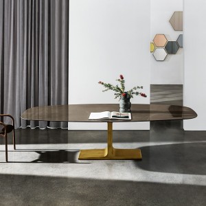 Mesa Palace cerámica de Sovet. Mesa de comedor con sobre de cerámica. 