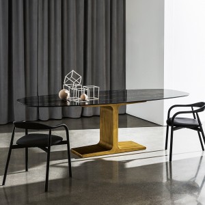 Mesa Palace cerámica de Sovet. Mesa de comedor con sobre de cerámica. 