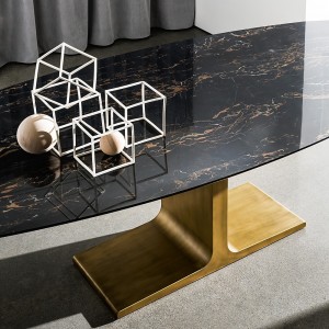 Mesa Palace cerámica de Sovet. Mesa de comedor con sobre de cerámica. 