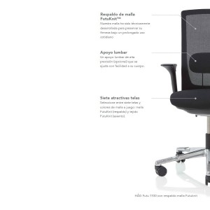 Silla HAG Futu 1100. Sillas ergonómicas de oficina. Silla de diseño moderno.