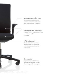 Silla HAG Futu 1200-S. Sillas ergonómicas de oficina. Sillas de diseño.