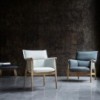 Silla E005 Embrace Chair en tela de Carl Hansen and Son. Sillas de diseño.