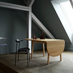 Mesa CH002 extensible de Carl Hansen and Son. Mesas extensibles de diseño modero.