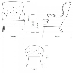 Butaca Heritage FH419 piel Carl Hansen and Son