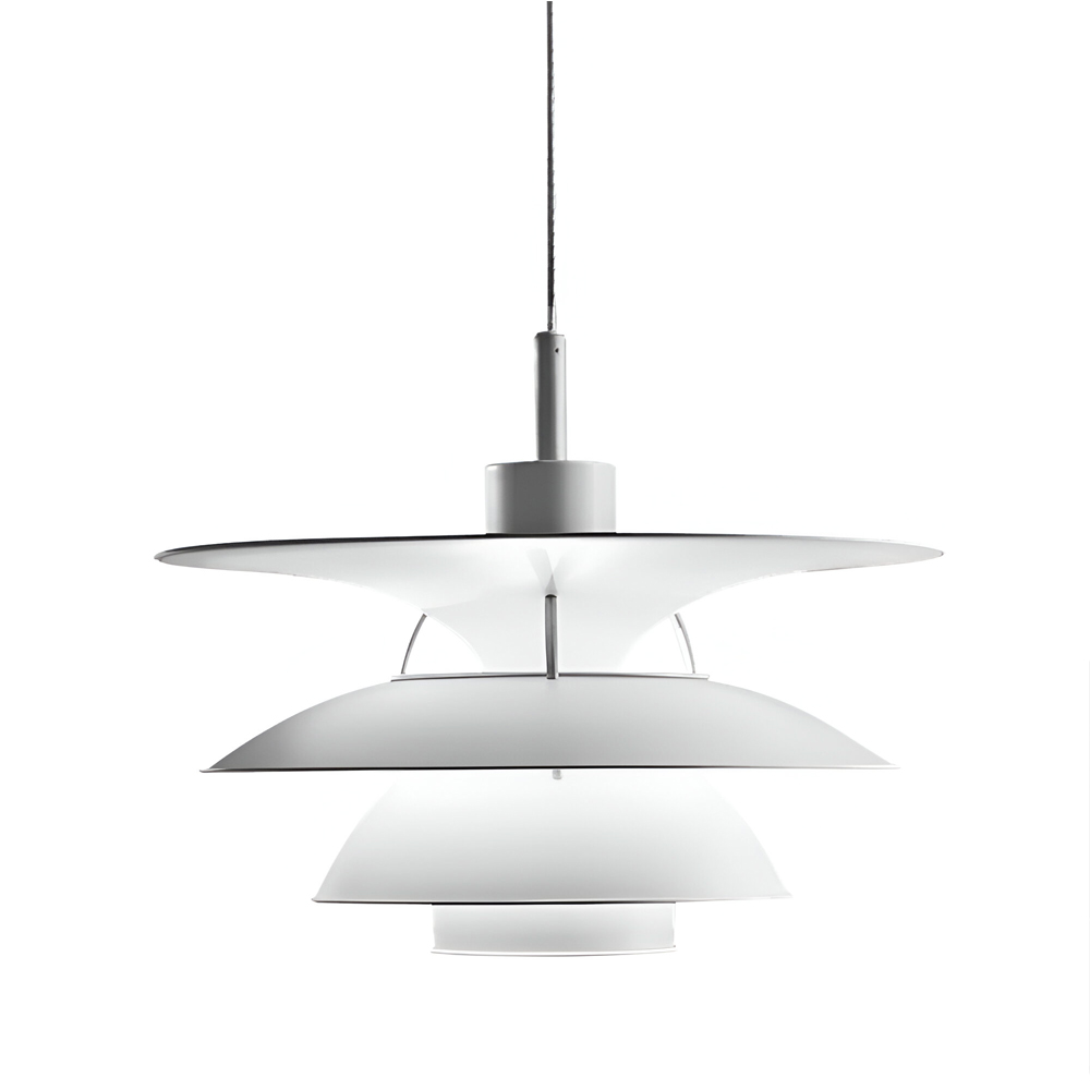 Lámpara PH 5-4½ & PH 6½-6 de Louis Poulsen con diseño moderno y elegante que entrega calidez.