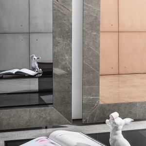 Espejo Denver rectangular cerámica de Sovet. Espejo con marco de cerámica