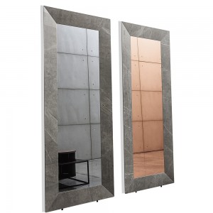 Espejo Denver rectangular cerámica de Sovet. Espejo con marco de cerámica