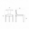Silla diseño Pablita de Horm. Sillas y butacas modernas de diseño italiano.