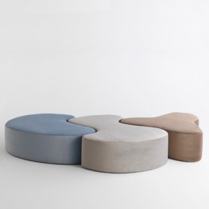 Puf diseño Niña Pinta o Santa Maria de Casamania. Complementos de diseño italiano.