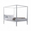Cama con cabezal y dosel Moheli de Horm. Muebles modernos de diseño italiano.