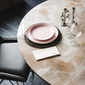 Mesa Giano Keramik Round Cattelan Italia. Mesa moderna. Mesas de comedor.