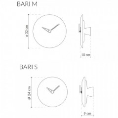Reloj pared Bari Nomon