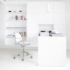 Sillón Gas ruedas Polipropileno Stua. Excelente silla para oficinas o despachos.