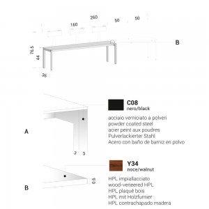 Banco original Sintesi para comedor de Extendo.