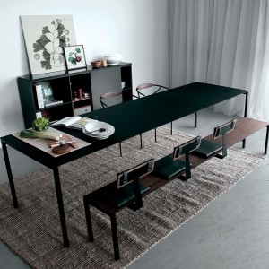 Banco original Sintesi para comedor de Extendo.