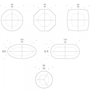 Mesa auxiliar de diseño Déco para salón de Extendo.