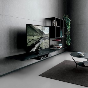 Moderna consola multimedia Connect para salón de Extendo.