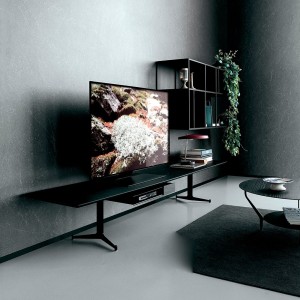 Moderna consola multimedia Connect para salón de Extendo.