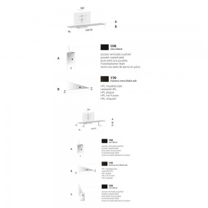 Moderna consola multimedia Connect para salón de Extendo.