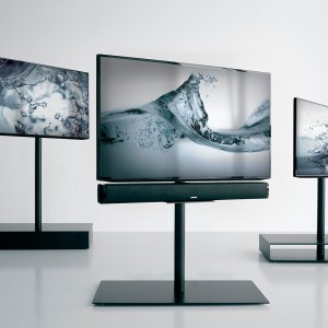 Mueble moderno de televisión Spin 360 para salón de Extendo.