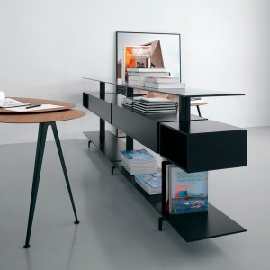 Librería de acero System para salón de Extendo.