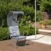 Sillón moderno Gardenias con pérgola Outdoor para terraza de BD Barcelona.