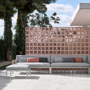 Sofá resistente modular 1 Timeless para exterior de Gandia Blasco.