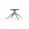 Mesa auxiliar Mari-Sol pie Ø96 de Vondom. Muebles y complementos de exterior.