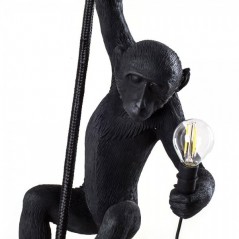 The Monkey Lamp Ceiling black Seletti