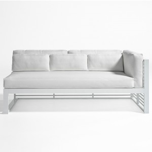 Sofá moderno Modular 1 Dna de Aluminio Termolacado con Funda Protectora