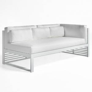 Sofá moderno Modular 1 Dna de Aluminio Termolacado con Funda Protectora