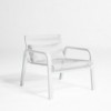 Sillón apilable de exterior Stack de Gandia Blasco. Moderno y elegante.