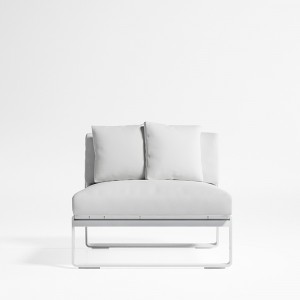 Sofá Flat Modular 3 de Gandía Blasco. Sofás de estilo mediterráneo para exterior.