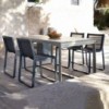 Silla Flat Textil de Gandía Blasco. Sillas de diseño para exteriores.