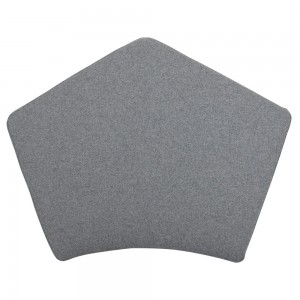 Pouf divertido Pause en diferentes acabados para dormitorio infantil de Softline.